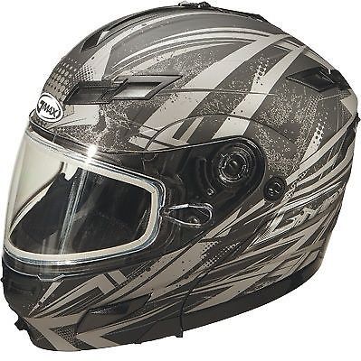 Gmax g2544553 tc17 gm54s modular multi color snow helmet xs flat silver