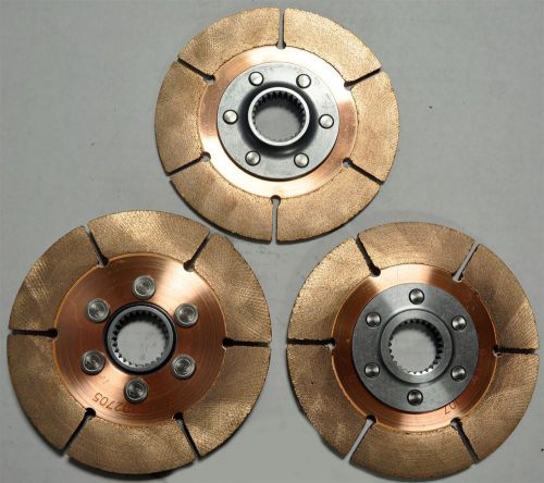 Tilton engineering  64140-9-aba-36 5.5 3-plate metallic clutch disc packs btb