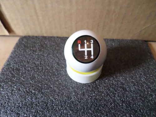 Hurst ford black and white 4  speed shifter knob 1/2&#034;-20 fine threads