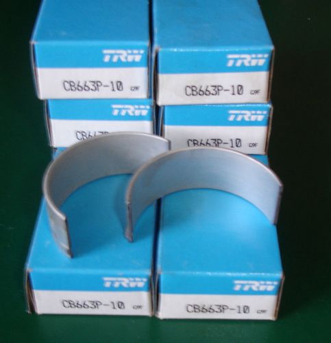 Trw high performance rod bearing set pn trw cb663p-10 68-95 sb 2.100 journal