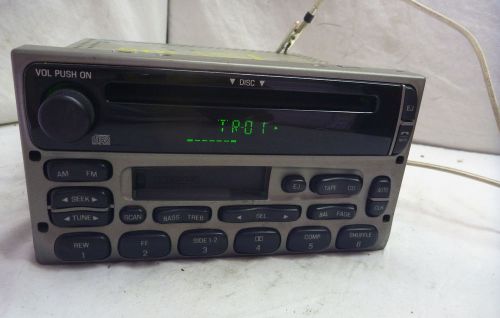 02 03 04 ford explorer sport trac radio cd cassette player 3l2t-18c868-bc pm151