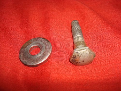 Original 1966-1968 ford mustang shelby cougar retractor seat belt bolt &amp; washer