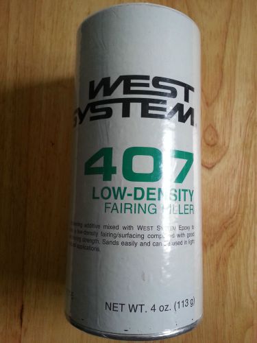 New genuine west system 407-5 low density fairing filler net weight 4 oz