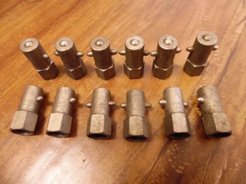 10 &#039;s 20 &#039;s 30 &#039;s hit miss auto tractor grease oiler zerk fitting parts lot nos