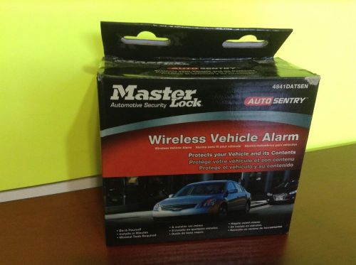 Master lock 4841datsen auto sentry wireless anti-theft vehicle alarm system