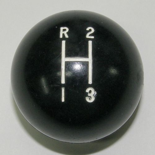 Nos 1965-75 pontiac gto lemans firebird 3-speed “tennis ball” shifter knob