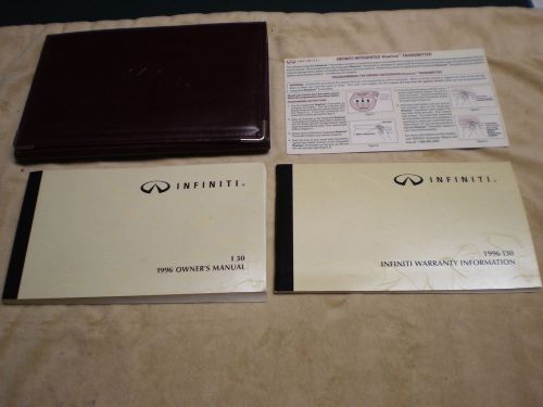 1996 infiniti i30 car owners manual books guide case all models