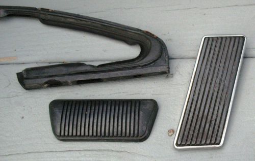 64-66 mustang original  gas  pedal - brake pedal pad  &amp;  wing window rubber