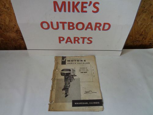 1957 johnson parts catalog  10 hp motors @@@check this out@@@