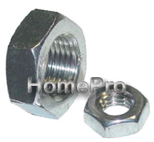 1/4-20 stainless hex thin jam nuts