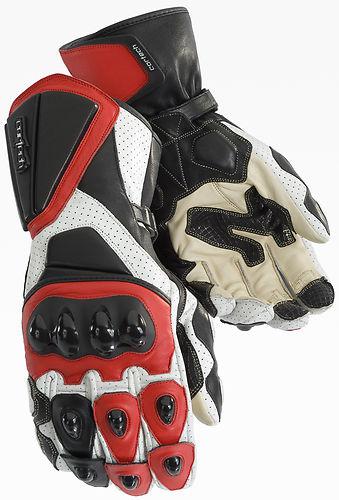 New cortech latigo-rr grade-a leather gloves, red/black, 3xl/xxl