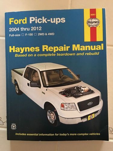 2004-2012 f150 2wd &amp; 4wd ford truck haynes repair manual