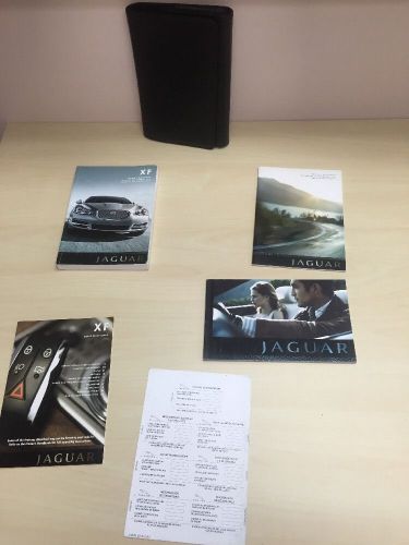 Jaguar xf 2009 owners manual books / with case/ oem
