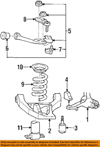 Ford oem front suspension-lower ball joint f8az3050a