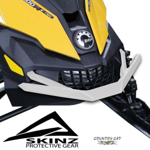 Skinz chromalloy aluminum white front bumper - ski-doo 2013-2016 rev-xm &amp; xs