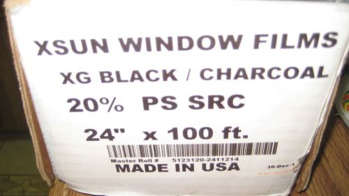 Window film xsun xg black/charcoal  20% 24x100