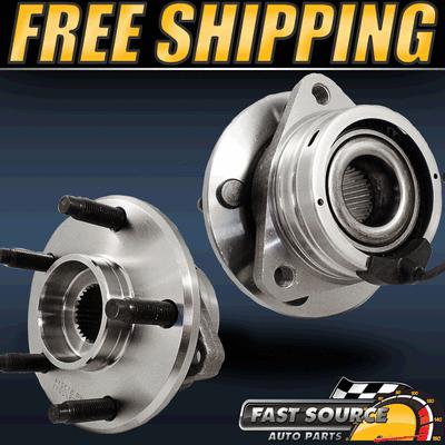 2 new front left & right wheel hub and bearing assembly pair chevy malibu saturn