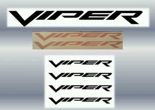 Dodge viper srt package windshield, side skirts and wheel decals free shipping