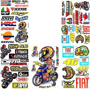 5 sheets new metal mulisha car motocross enduro bike racing decal sticker sm46