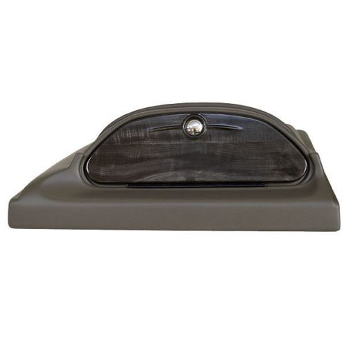 Skiers choice 103377 charcoal / woodgrain boat glove compartment hatch / box