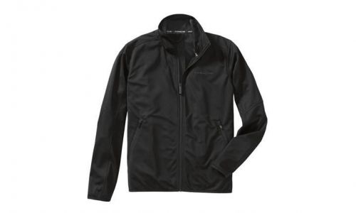 Genuine porsche driver&#039;s selection men&#039;s fleece jacket black wap831xxx0f