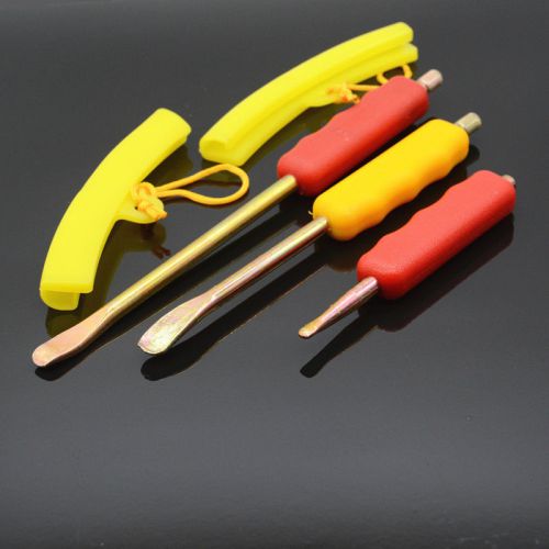 5x motorcycle lever spoon wheel tire change replace iron rim protector tool kit