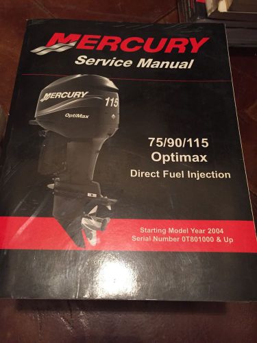 Mercury factory service manual 75 90 115 optimax dfi oem - 90-889785 april 2003