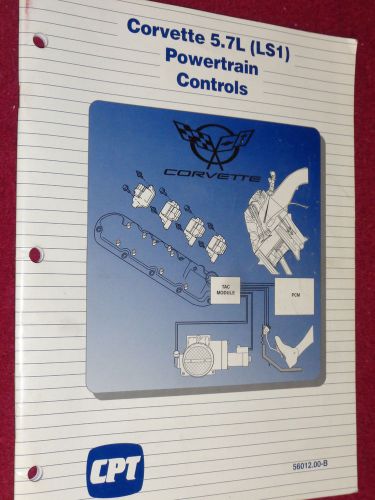 1997 corvette ls-1 engine powertrain controls shop manual original g.m. book