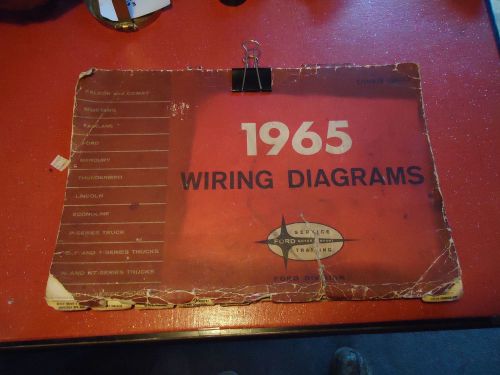 1965 ford wiring diagrams,service and training  manual,mustang,mercury,lincoln