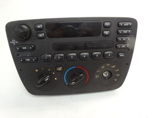 2003 ford taurus radio cassette player temperature climate ac switches read desc