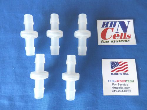 5-pk fast flow one way 1/4&#034; check valves hho dry cell hydrogen generator kit