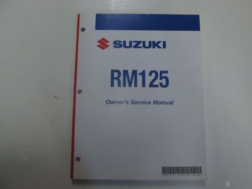 2006 suzuki rm125 owners service manual minor fading 2nd edition factory oem
