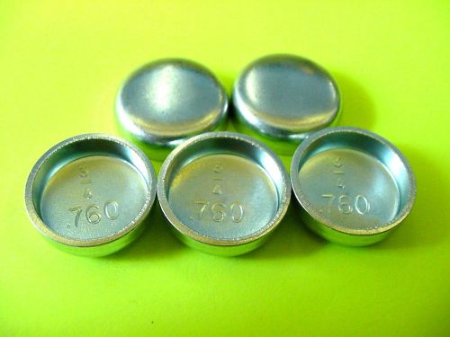 Fits gm 5pk 3/4&#034; freeze expansion plugs zinc plated steel engine cylinder nos