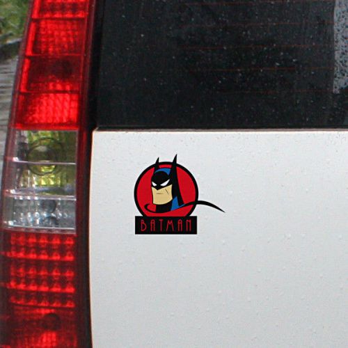 1pcs red bottom batman vip car body random reflect light racing decals stickers