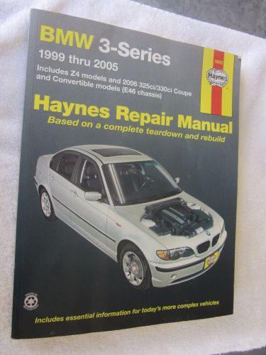 Bmw 3-series haynes repair manual  and  1999 323i owners manual