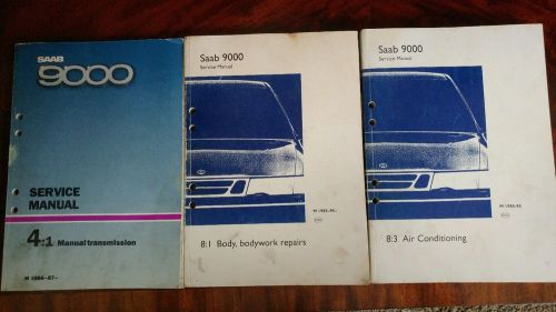 1986-87 saab 9000 saab service manuals