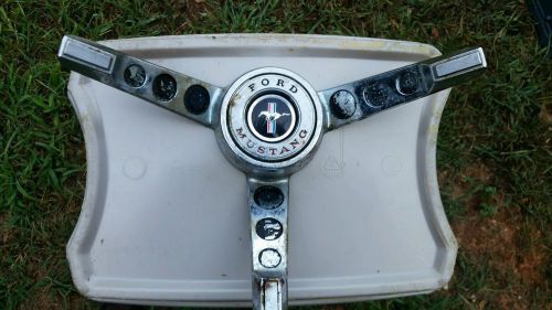 64-66 ford mustang 3 spoke steering wheel horn button