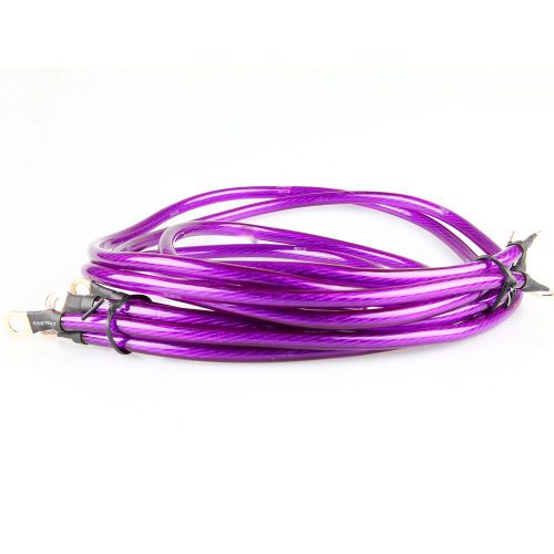 Purple universal 5-point grounding wire earth cable system kit high performance