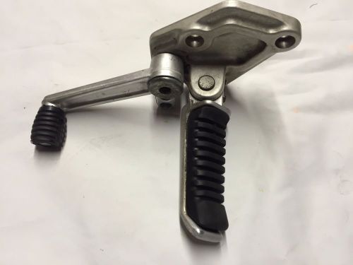 Ducati 1989-90 900 / 750 ss left hand rider foot rest gear change assembly