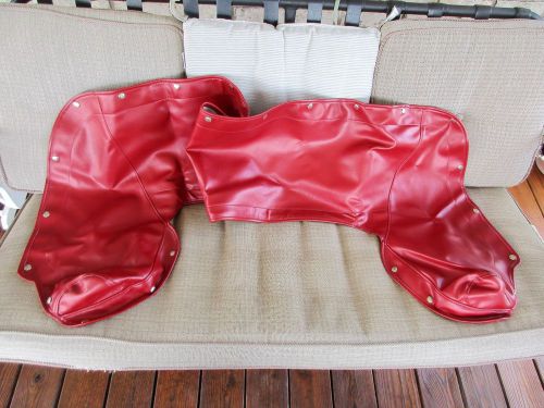 Nos r 1965 1966 mustang convertible boot/top cover red