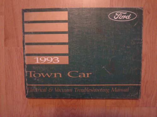 1993 lincoln town car electrical and vacuum troubleshooting manual
