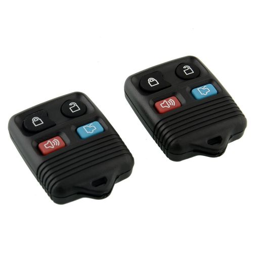 2x remote control keyless entry lock key fob for ford replacement 4 button new