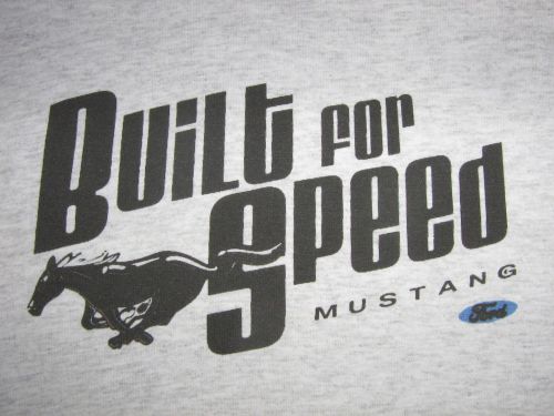 Mustang t-shirt---built for speed-- lg or xl