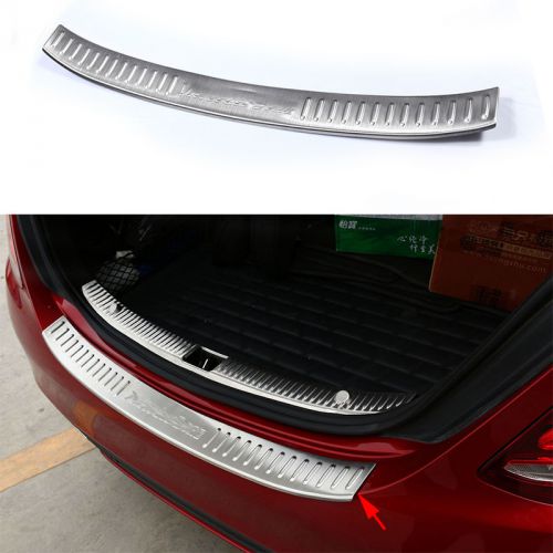 For mercedes benz c class w205 15-16 stainless rear bumper protector plate cover