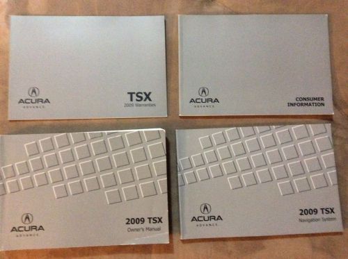 Used 2009 acura tsx owners manuals