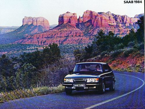 1984 saab 900 26-page original sales brochure - turbo