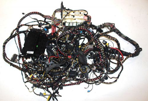 Bmw e46 sedan complete vehicle wiring harness 61116905520 w/ fuse box 2000 00