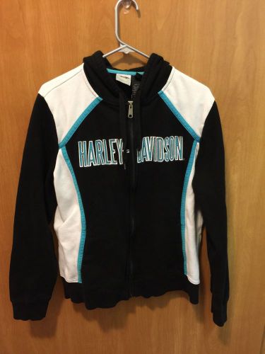 2xl women&#039;s harley-davidson zip up hoodie genuine motor clothes