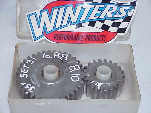 Winters set #31 quick change rear end 6.88/8.10 gears &amp; case 10 spline r9 sprint