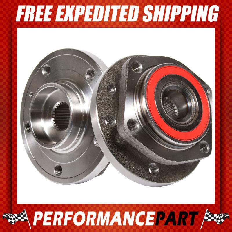 2 new gmb front left and right wheel hub bearing assembly pair w/o abs 730-0250